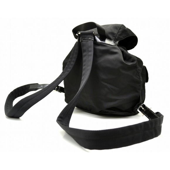 Prada Nylon Black Leather Rucksack - Picture 1 of 9
